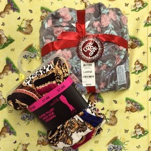 PJs & Plush Leggings SIZE LARGE